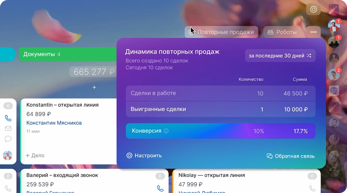 Повторные продажи