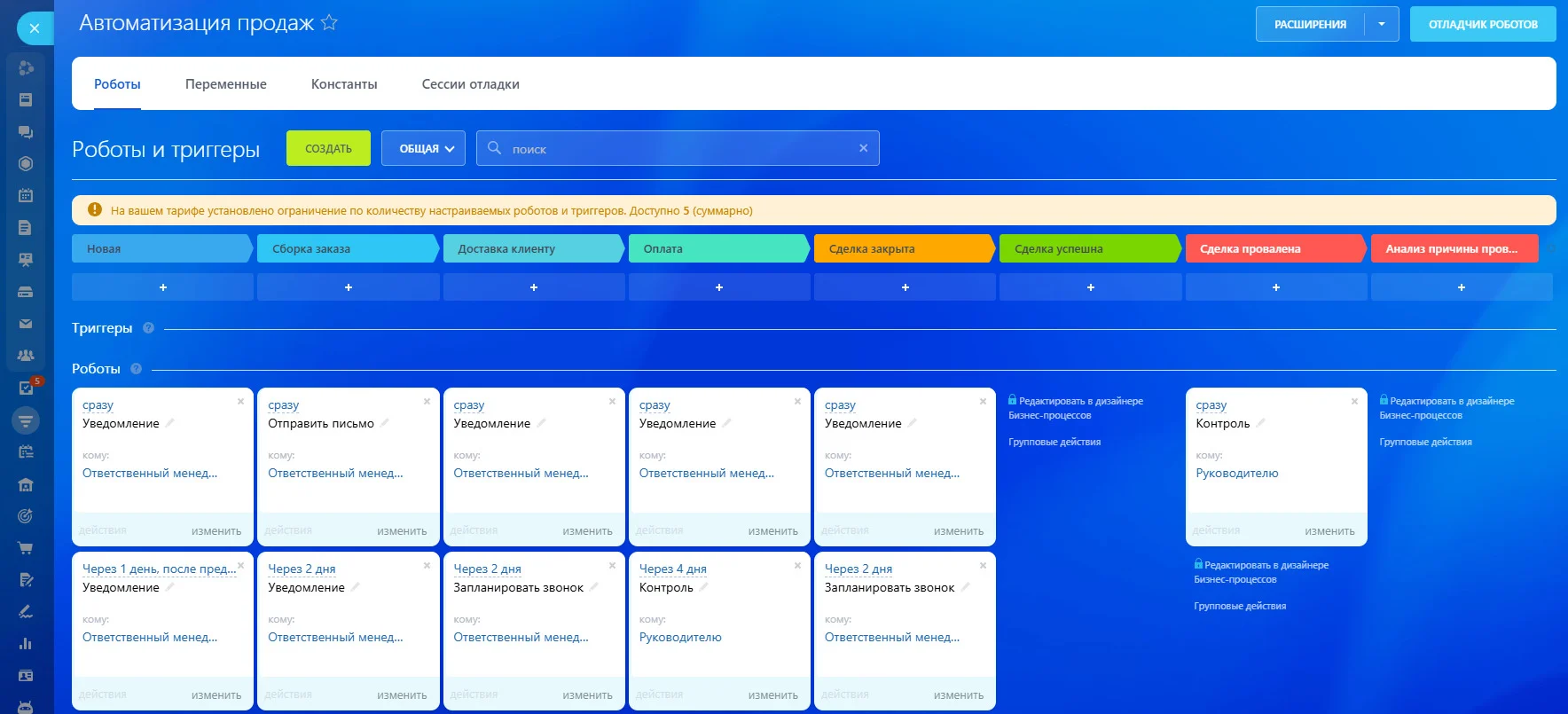 Автоматизация продаж