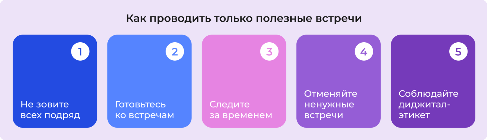 Как проводить только полезные встречи