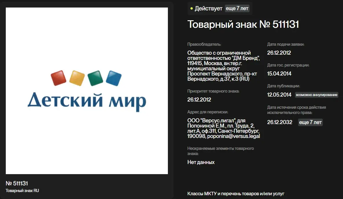 Комбинированный товарный знак