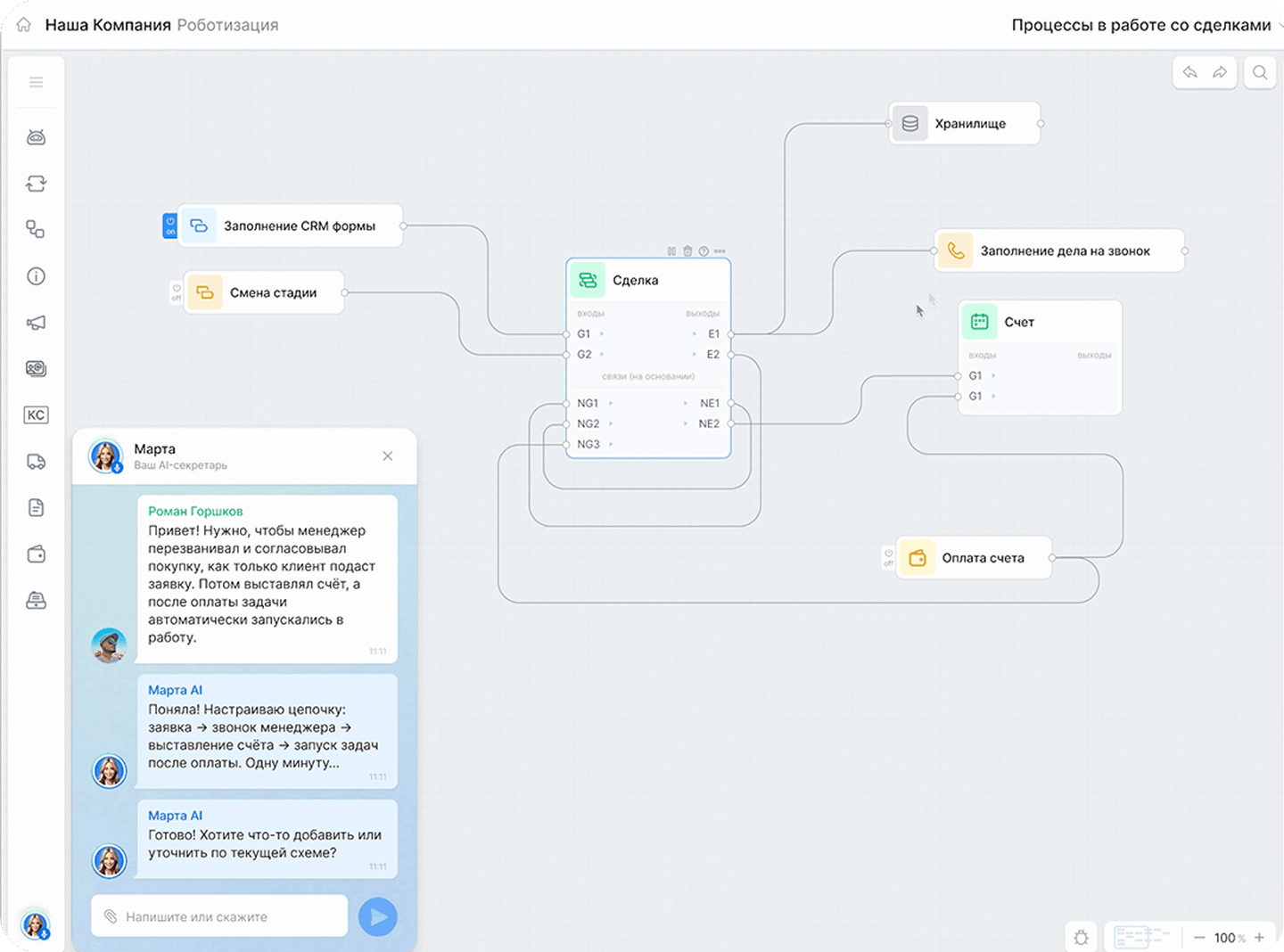 Конструктор бизнес-процессов 2.0