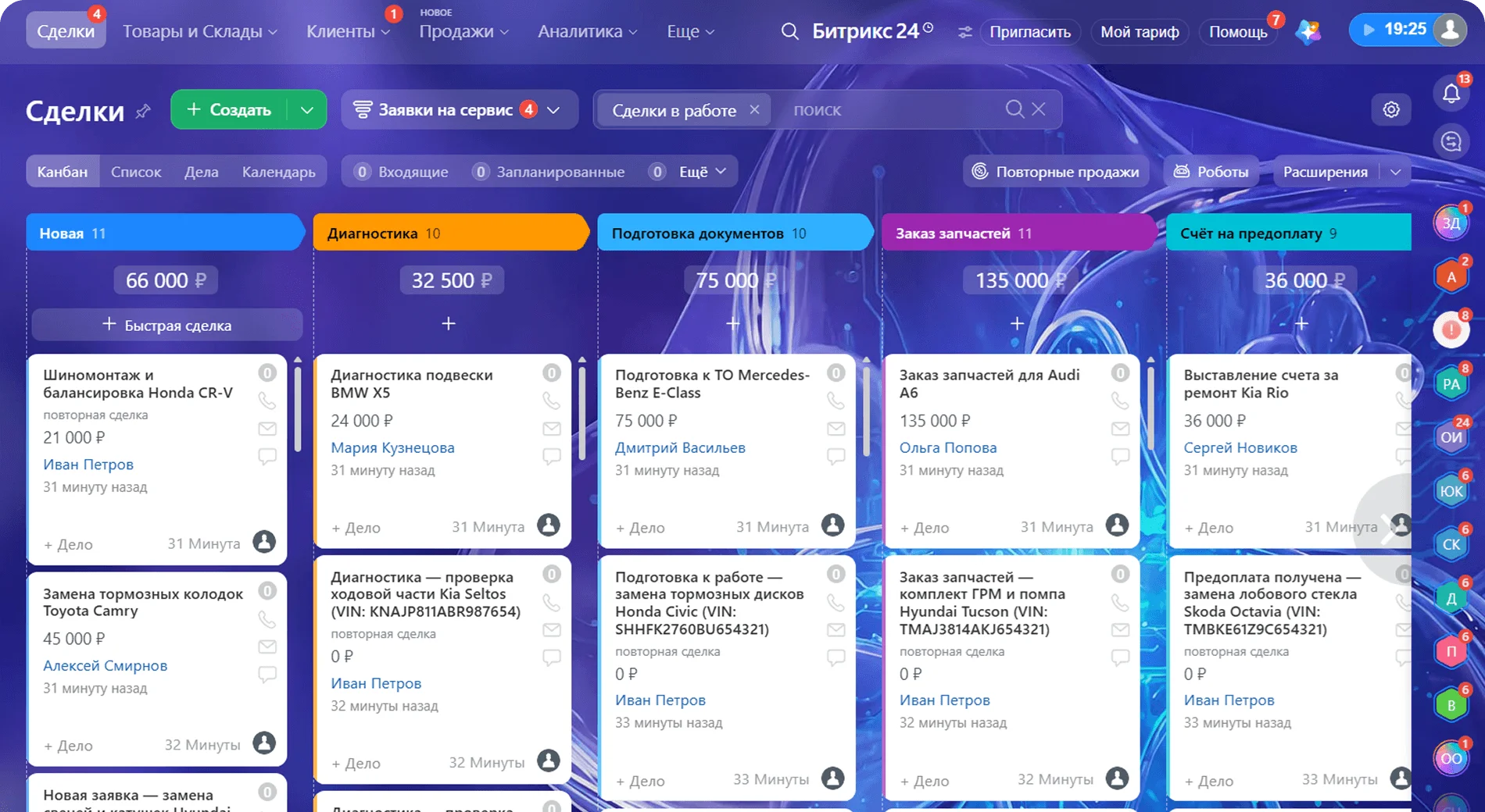 CRM Битрикс24 для автомагазина