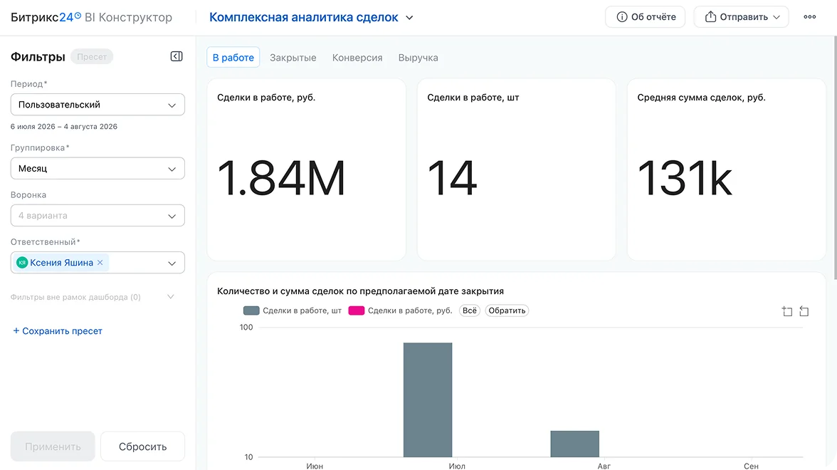 Отчёты по&nbsp;продажам интернет-магазина