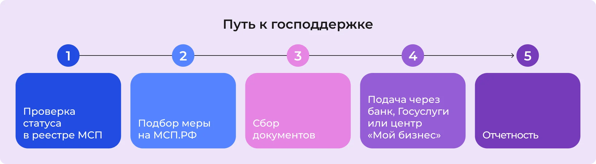 Путь к господдержке