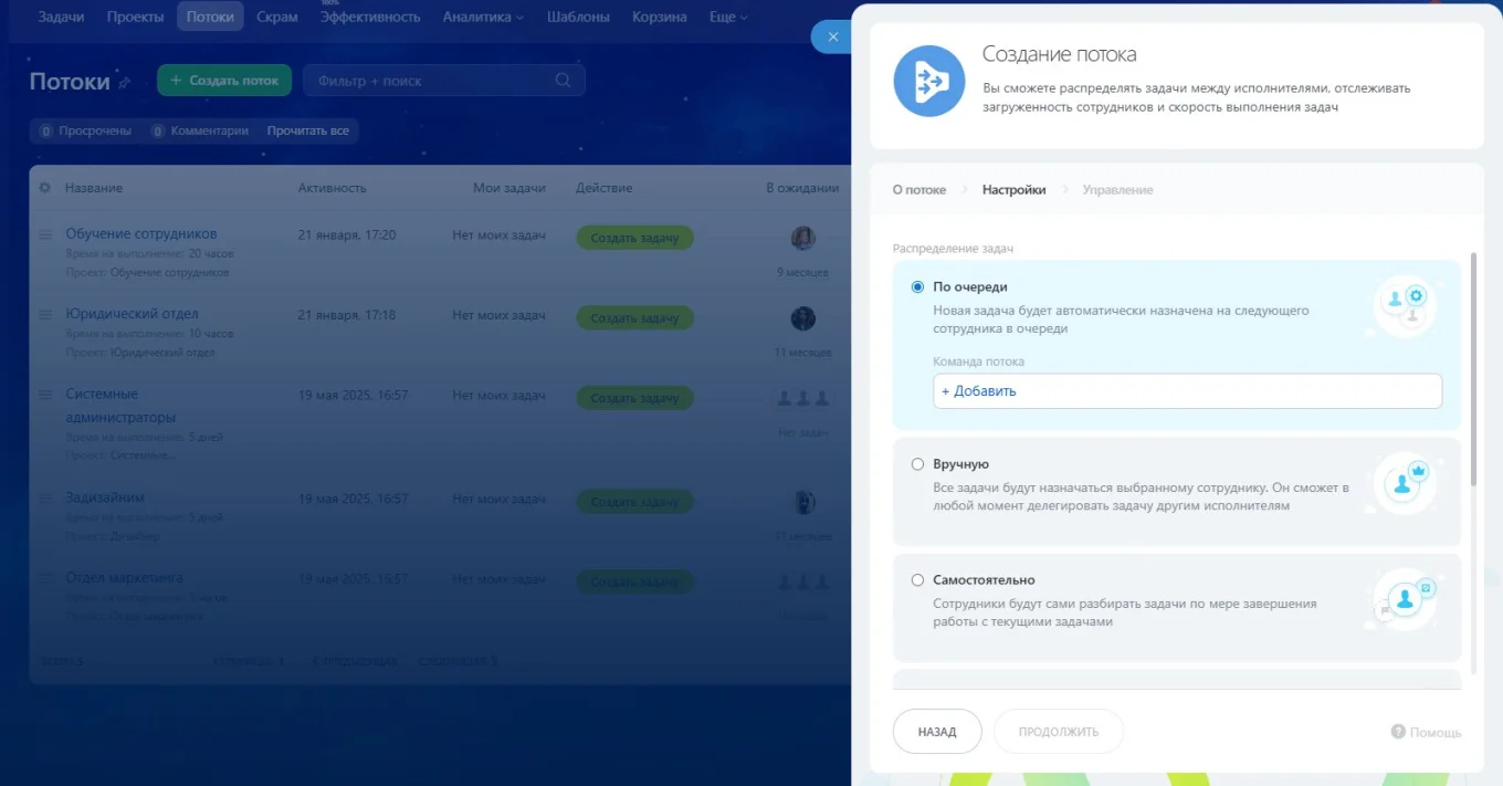 Способы распределения задач в Service Desk в Битрикс24