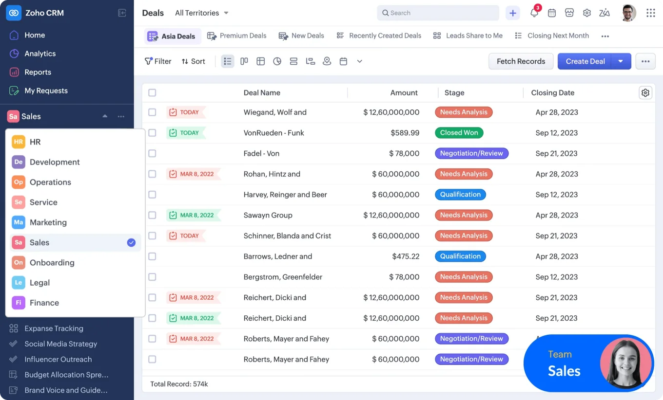 Zoho CRM