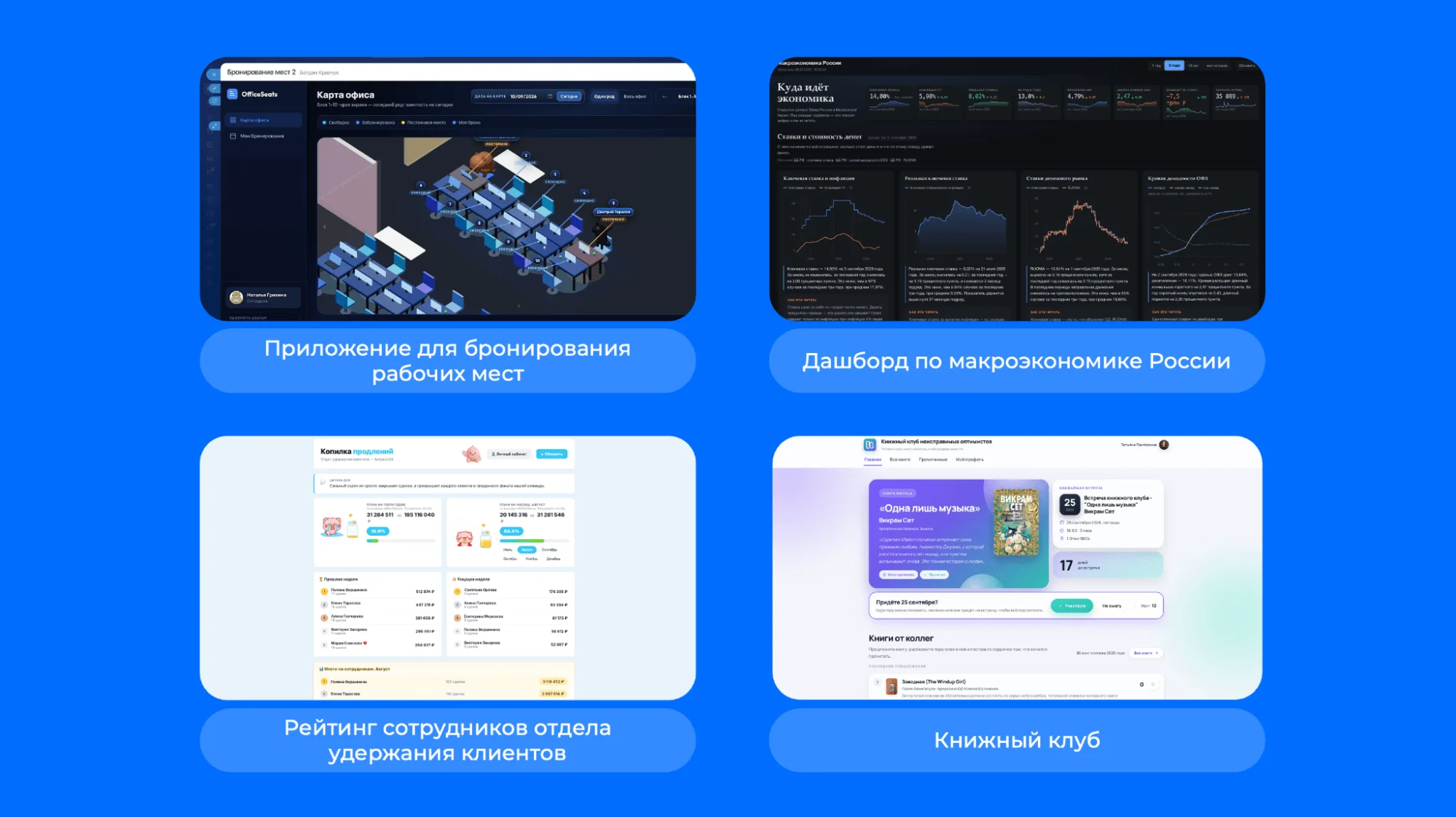 Примеры приложений, сделанных с помощью вайбкодинга
