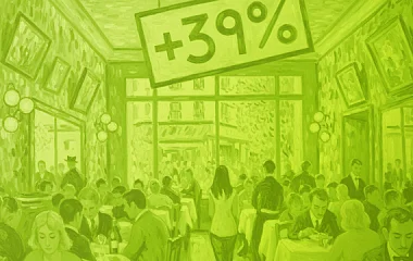 Онлайн-бронирования в ресторанах выросли на 39%